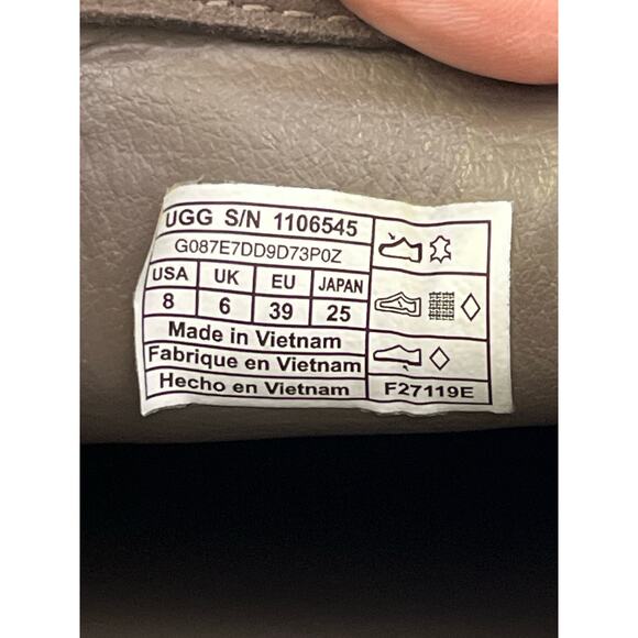 UGG Brown Suede Slip-On Sneakers Women's Size 8 (EU 39) Casual Comfort Shoes - Picture 2 of 11